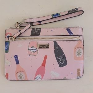 Kate Spade champagne wristlet